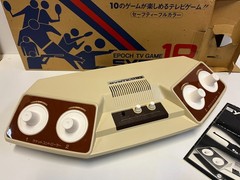EPOCH TV GAME SYSTEM 10 NTSC JAPAN VINTAGE TESTED BOXED 1975 PONG CONSOLE
