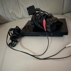 Sony PlayStation 2 Slim Console Black &1 Controller & RCA cable (NO POWER CABLE)