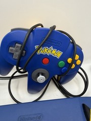 Nintendo 64 Pokémon Edition Pikachu Console Tested Working W Controller + Game