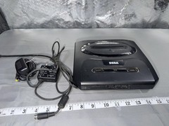Vintage Sega Genesis MK-1631 Console Black RF Unit AC Adapter Tested READ