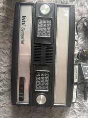 MATTEL INTELLIVISION INTV III VIDEO GAME SYSTEM *TESTED WORKS* + 2 GAMES