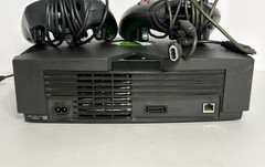 Microsoft Xbox Original Black Console Bundle 2 Wired Controllers Parts Repair