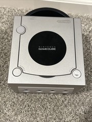 Nintendo GameCube Console Bundle (Platinum Silver) w/ Controller + Cords DOL-001