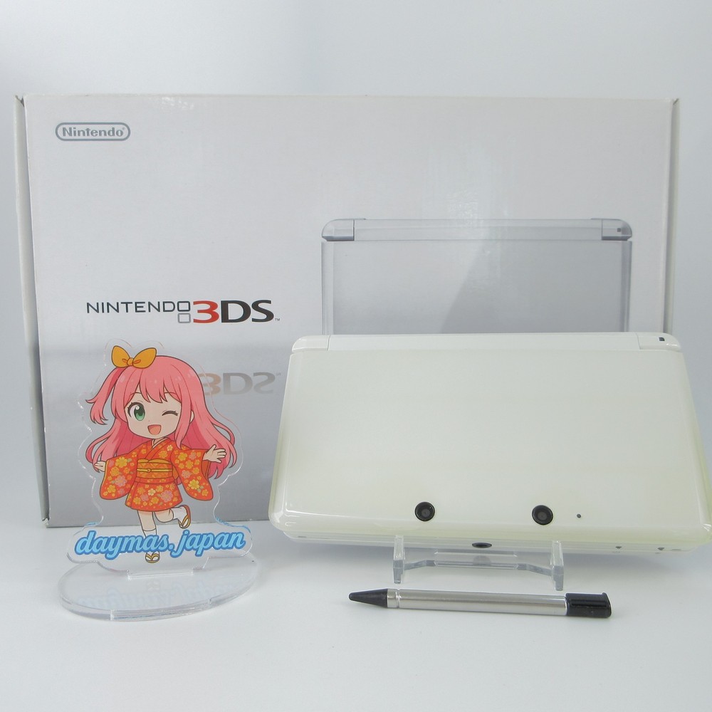 【Excellent】Nintendo 3DS Ice White Console Japanese Edition #DEN1117/05