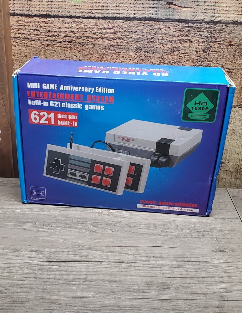 Mini Game Entertainment System Anniversary Edition 621 Classic Games Dual Handle