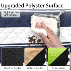 Outdoor Picnic Blanket Extra Large, 80”X80” Waterproof Picnic Mat Foldable Campi