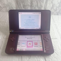 Nintendo DSi LL Wine Red Console Tested Working Flipnote Studio Japan