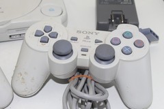 Sony PSOne Game Console, Grey Analog Controller, AV and Power Supply – Tested