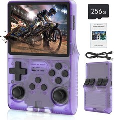 R40S PRO 30000 Games Handheld 3.5 IPS Purple 256GB