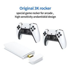 4K HDMI Retro Gaming Stick – 30000 Classic Games Loaded, Wireless Controller R
