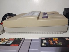 Super Nintendo Control Deck Console System w Games Tested