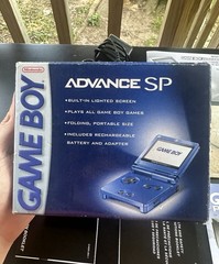 Gameboys Advance SP AGS-001 Cobalt Blue **CiB** Excellent Condition