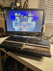 Original Fat PS3 CECHK01 80GB Console ONLY – Tested Working – Damaged Frame/Vent