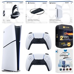 Sony PS5 Slim Digital + Disc Drive + Pulse Headset + Stand + Extra Controller