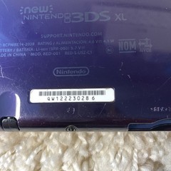 Nintendo New 3DS XL Galaxy Edition Handheld Console System RED-001 Tested