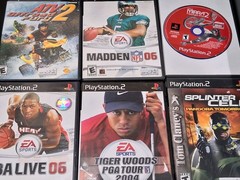 PS2 Model SCPH50001 HDMI PlayStation 2 Network Controller 6 Game Lot FAT Bundle