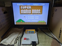New Famicom Console AV NES HVC-101 Super mario bros Mkai mura Japan