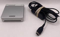 Nintendo Game Boy Advance SP Platinum Silver AGS 001 Working + Charger OEM Accep