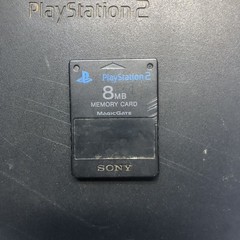 Sony PlayStation 2 Console w/ 8 MB Mem. Card (No Tv/Power Cord) Works/Tested