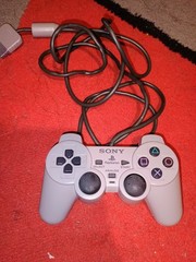 Sony PlayStation 1 SCPH-7001 Controller & Cords Tested & Works