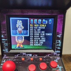 Retro Mini Arcade Machine ARCTIC WOLF Handheld 156 Classic VideoGames W-Battery