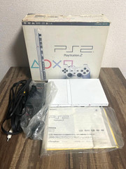 Sony PlayStation2 SCPH-70000CW White Console Tested w/ Damaged Box No Controller