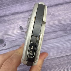 Sony PSP-2001 Slim Console – Silver – FOR PARTS OR REPAIR – UNTESTED- SEE PHOTOS