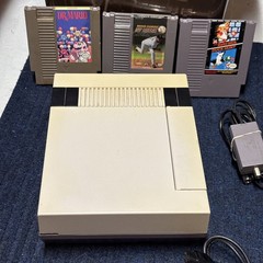 Nintendo Entertainment System NES Console Bundle Controller 3 Games New 72 Pin.