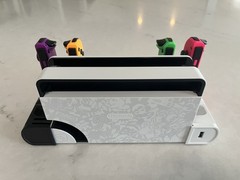 Nintendo Switch OLED Splatoon 3 Edition Bundle CIB w/ 8 Controllers & Dock