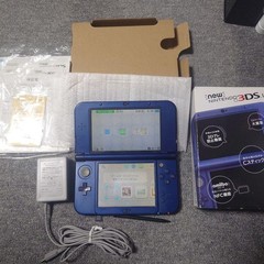 Nintendo New 3DS LL XL Metallic Blue Console Boxed Japanese ver Tested Japan