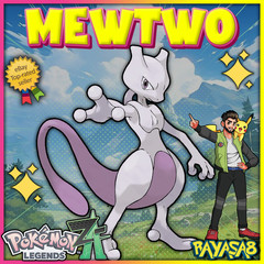 Mewtwo Pokémon Legends ZA🌟 6IV Mega Evolution Rarest Event