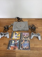 Sony PlayStation 1 PS1 SCPH-7001 Console w/ Controller & Cables Tested