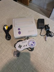Super Nintendo SNES JR. Console Bundle OEM Controller + Cords 1 YEAR WARRANTY!