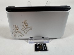 Nintendo 3DS XL Silver Mario & Luigi Edition Console – Tested Working