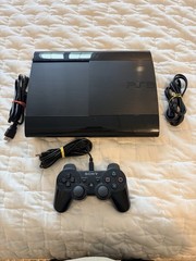 Sony PS3 Super Slim 250GB Console W/Controller Black Cech-4201b
