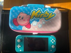 Nintendo Switch Lite Gaming Console – Turquoise (HDH-001) Plus KIRBY CASE