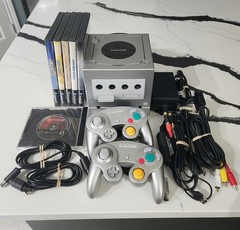 [Nice] PLATINUM Nintendo Gamecube LOT w/GAMEBOY PLAYER Attachment + 6 GAMES