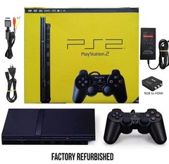 Sony PS2 Slim, PlayStation 2 (Region Free) Console, Retail Boxed + HDMI Adapter