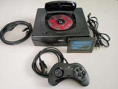 Sega Saturn Console & Saroo Cart – Recapped, Fully Working with Virtua Racing