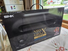 SNK NEO GEO X GOLD Limited Edition Console Tested CIB