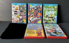 Tested Nintendo Wii U 32GB Console, 5 Games, Controllers, All Cords, HDMI Cord