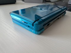 Nintendo 3DS Handheld Console Aqua Blue Region Free Console (No Stylus/Charger)
