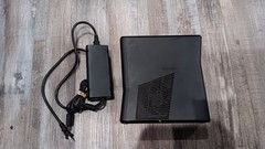 Microsoft Xbox 360 S Slim Black Matte Console 500GB Hard Drive HDD TESTED WORKS