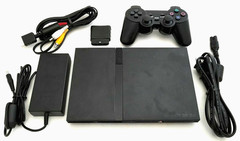 OEM Sony PS2 SLIM Video Game System Gaming Bundle Console Set Playstation-2 Mini
