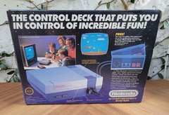 1986 NINTENDO NES CONTROL DECK Complete With Super Mario Bros In Box Nice!