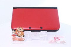 JP Game Nintendo 3DS LL XL Red Black [Rank :B] Region-locked