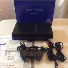 SONY PlayStation2 PS2 Game Home Console Boxed Black SCPH-18000 Good Used Japan