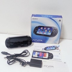 Excellent Sony PlayStation PS Vita PCH-1000 Crystal Black CIB
