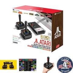 Immerse in Nostalgia: Atari Game Station Pro with Wireless Controls & RGB Lights