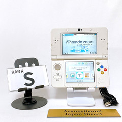 New Nintendo 3DS White Stylus Console NTSC-J Japan Tested Fast Shipping Rank S